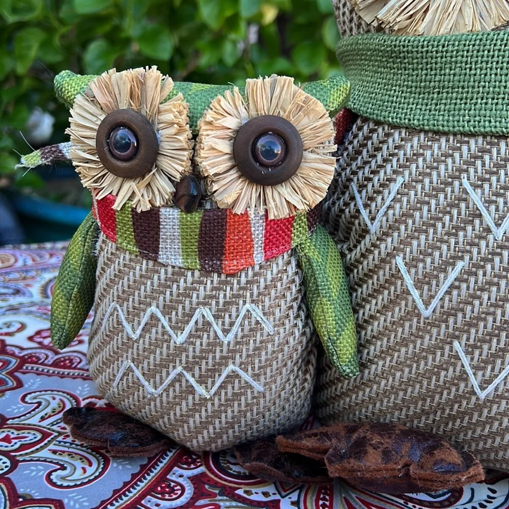 🍁 New Owl Family Fall Accent / Door Stopper 🍁 - Picture 8 of 17